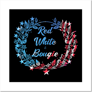 Red, White, and Bougie American Pride Banner Posters and Art